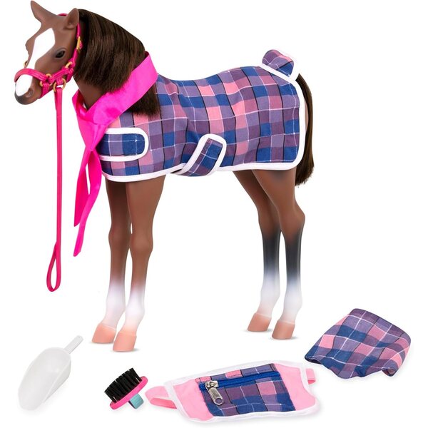 Our Generation Quarter Horse Fohlen mit Zubehör für Puppen 46 cm – Fantasy-Spiel
