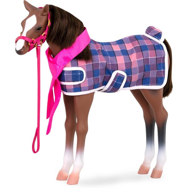 Our Generation Quarter Horse Fohlen mit Zubehör für Puppen 46 cm – Fantasy-Spiel