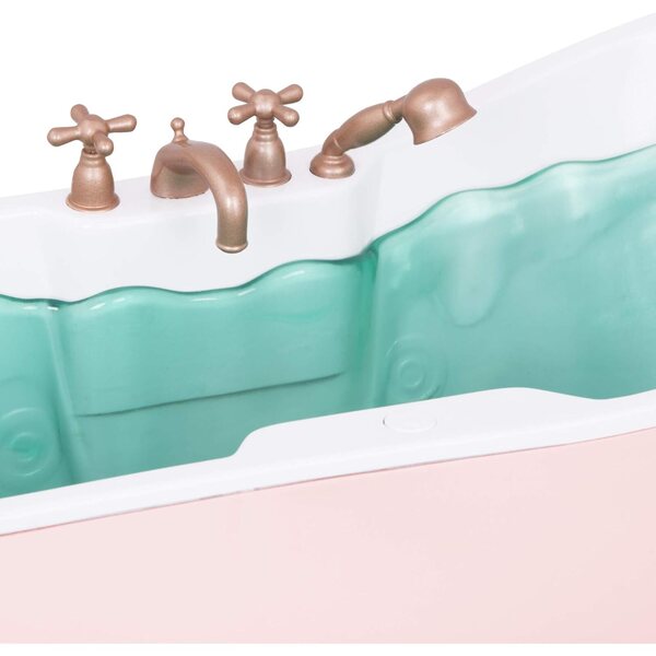 Unsere Generation Deluxe-Badewanne mit Geräuschen für 18-Zoll-Puppen – komplettes Zubehör