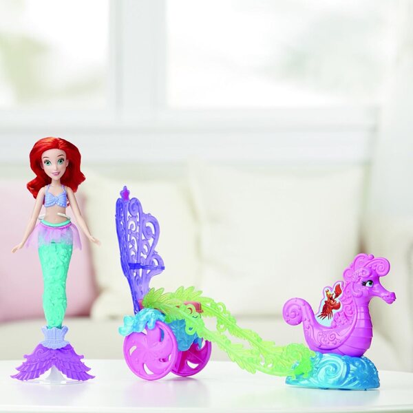 Disney Princess Carrozza Ariel Sotto il Mare - Gioco Magico e Personaggi da Collezione