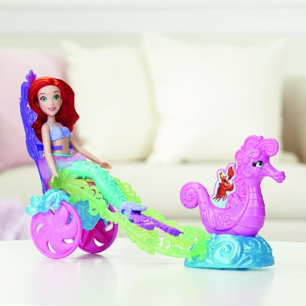 Disney Princess Carrozza Ariel Sotto il Mare - Gioco Magico e Personaggi da Collezione