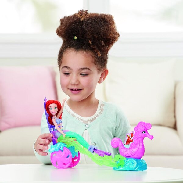 Disney Princess Carrozza Ariel Sotto il Mare - Gioco Magico e Personaggi da Collezione