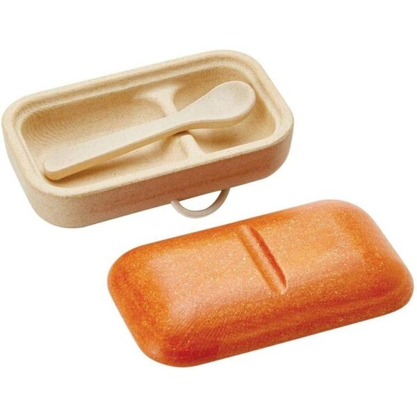 PlanToys Puppenfütterungsset aus Holz und Stoff mit Tasche und Zubehör