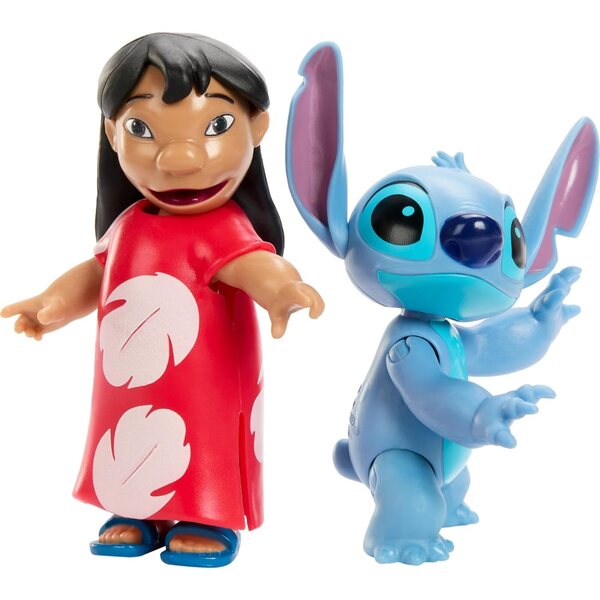 Disney 100 Geschichtenerzähler-Set LILO & Stitch – 3 bewegliche Figuren mit Zubehör