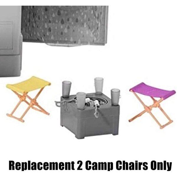 Sedie da campeggio di ricambio per Barbie 3-in-1 DreamCamper GHL93 - Set da 2