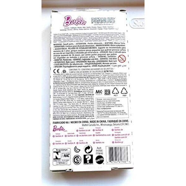Barbie Peanuts Fashion 4: Snoopy-inspiriertes Outfit und Zubehör für Puppen