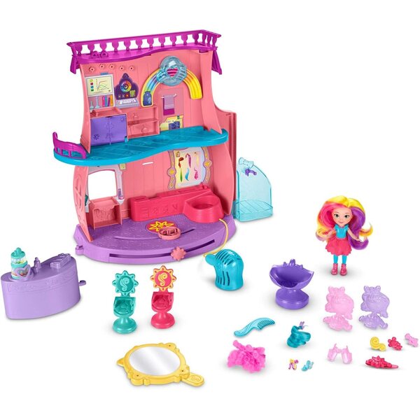 Fisher-Price Sunny Day Toy: Interaktiver Schönheitssalon mit Sounds und Zubehör