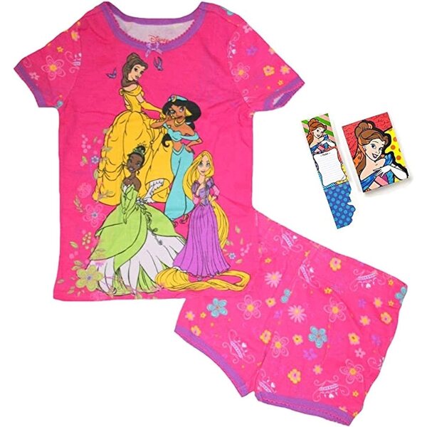 Disney Princess Mädchen-Geschenkset: 2 Puppen und Notizblock für Mädchen
