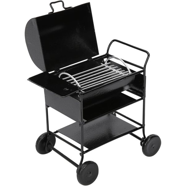 Mini grill in ferro per casa delle bambole 1:12, decorazione e accessorio dettagliato Picysa