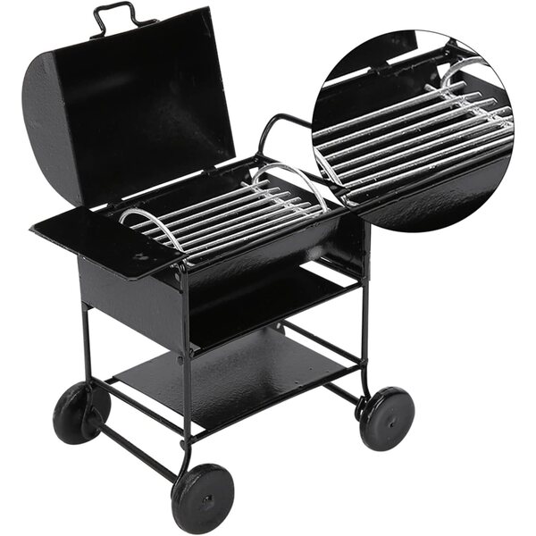 Mini-Eisengrill für 1:12 Puppenhaus, Dekoration und Zubehör detailliert Picysa