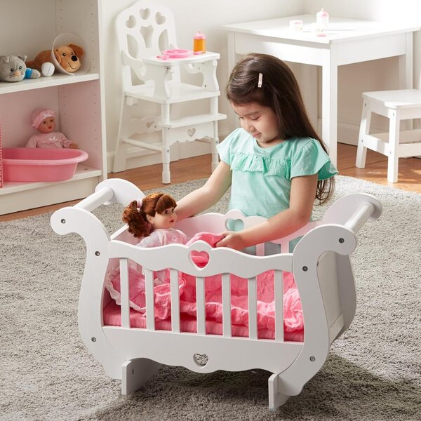 Brianna Melissa & Doug Kuschelpuppe mit besticktem Kleid und Schnuller inklusive