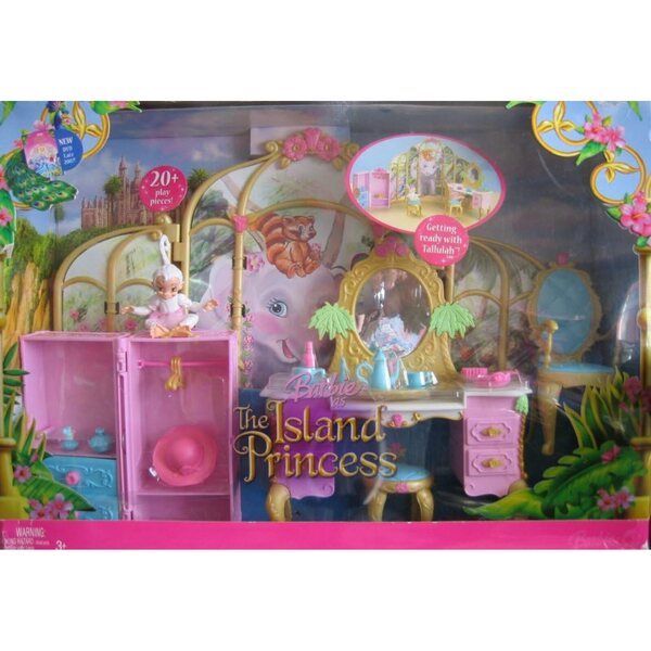 Barbie Island Princess Prepararsi con Tallulah Playset 20+ Pezzi 2007