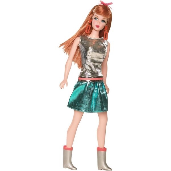 Barbie Twist 'n Turn Vintage Repro 1968 – Sammlerpuppe mit orangefarbenem Kostüm