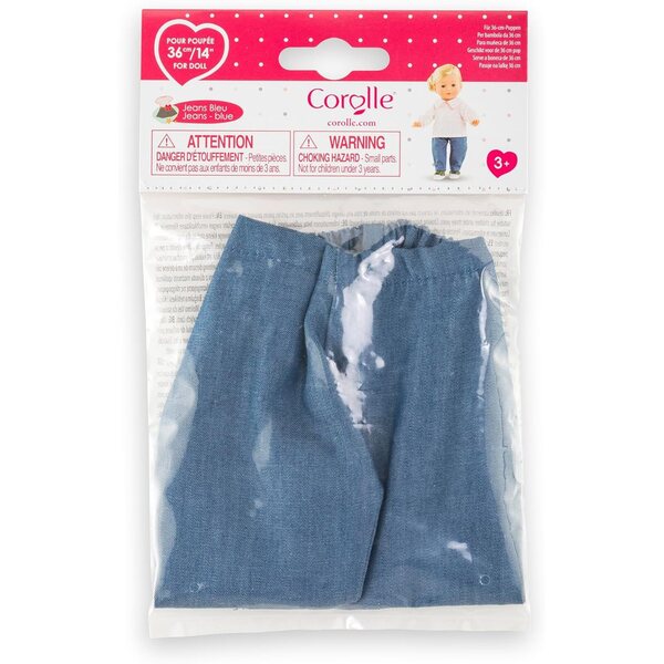 Blaue Jeans für Ma Corolle 36 cm Puppe – Kinderkleidung ab 3 Jahren