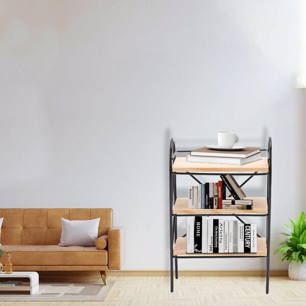Mini Libreria in Ferro Scala 1:12 - Elegante Portalibri per Casa delle Bambole