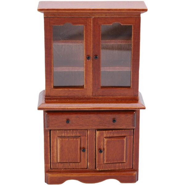 Armadietto casa delle bambole 1:12 in legno elegante e resistente per collezionisti