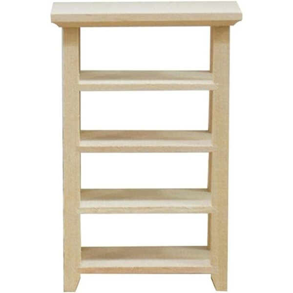 Casa delle bambole in legno 1:12 Libreria miniatura accessori sicuri Uterui