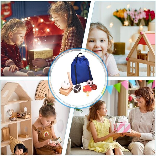 Puppenhaus-Miniatur-Sportset – Lernfiguren für Kinder
