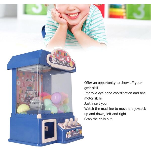 Sxhlseller Mini-Puppenspielzeug mit Klaue und Musik, verbessert die Hand-Auge-Koordination