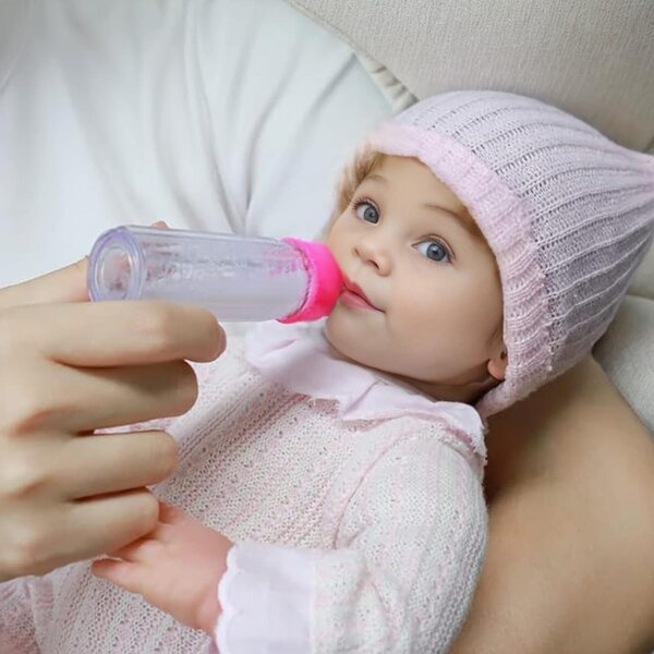 7-teiliges Babyflaschen- und Schnullerset für Puppen mit verschwindendem Milcheffekt, Kinderspiel