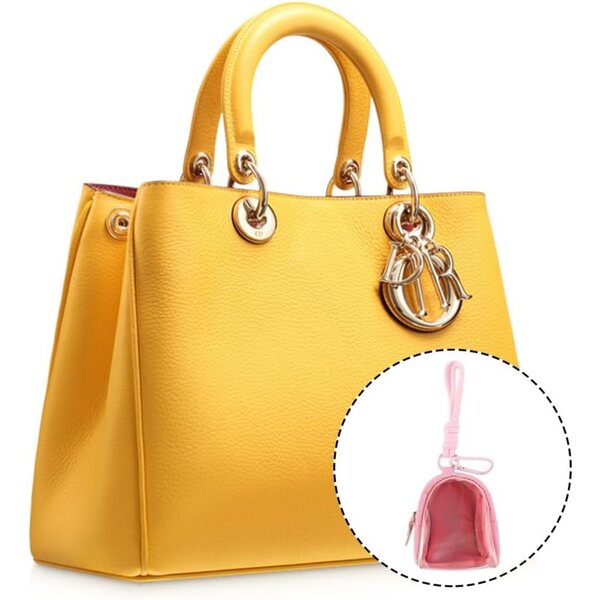 Borsa Trasparente Porta Figure con Portachiavi e Cordino - Custodia Protettiva 9x7,5x5 cm