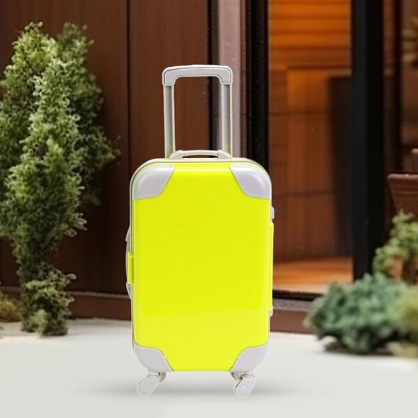 Trolley-Koffer für 18-Zoll-Puppen mit Zubehör, robust und tragbar – Grün