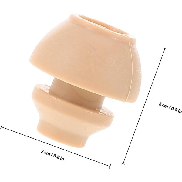 Ifundom Connettore per Collo Bambola 1/6, Ricambio Action Figure Plastica ABS Beige
