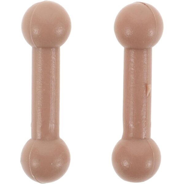 GALPADA Mini Rialzo Piedi Bambole 1/6 in ABS Beige, 2 Pezzi per Soldati Action Figure