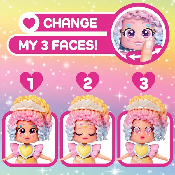 KOOKYLOOS Glitter Unicorns - Bambole con abiti glitterati e unicorni magici
