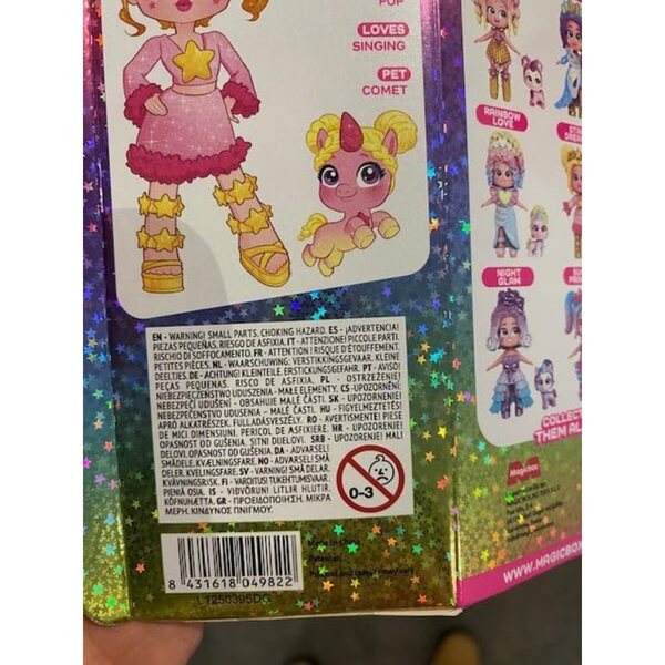 KOOKYLOOS Glitter Unicorns - Bambole con abiti glitterati e unicorni magici