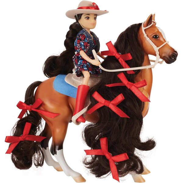 Breyer Horses Freedom Series Nora & Boots – bewegliches Westernpferd und Cowgirl