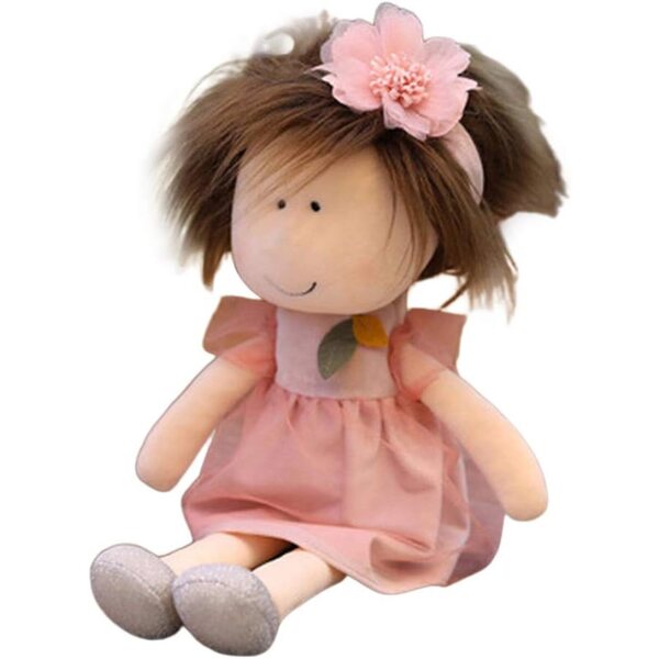 Bambola di Pezza Morbida 35 cm Fatta a Mano | Perfetta per Bambini e Decorazione