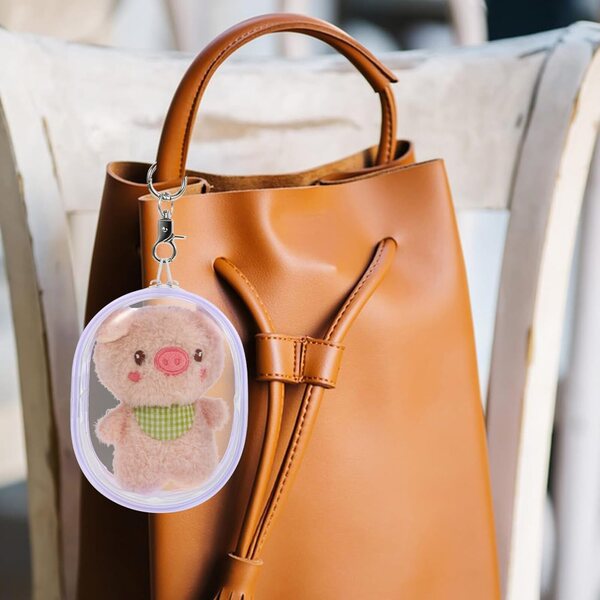 BESPORTBLE Borsa Trasparente Porta Bambole Piccola, Resistente e Portatile