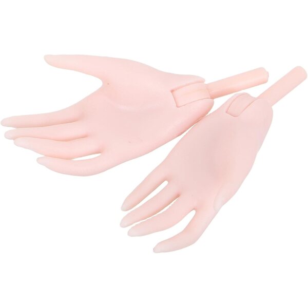 ERINGOGO Beige Mini-Puppenhände aus realistischem Kunststoff für Puppenzubehör