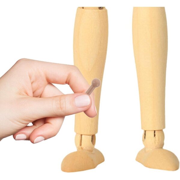 BESPORTBLE Set 2 Connettori Rialzo Piedi Bambola 1/6 per Action Figure Fai da Te