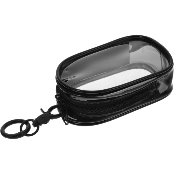 BESPORTBLE Borsa Trasparente in PVC per Bambole con Portachiavi, Leggera e Resistente