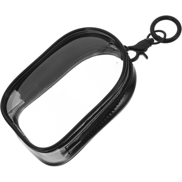 ifundom Borsa Trasparente in PVC con Portachiavi, Organizer per Bambole e Peluche