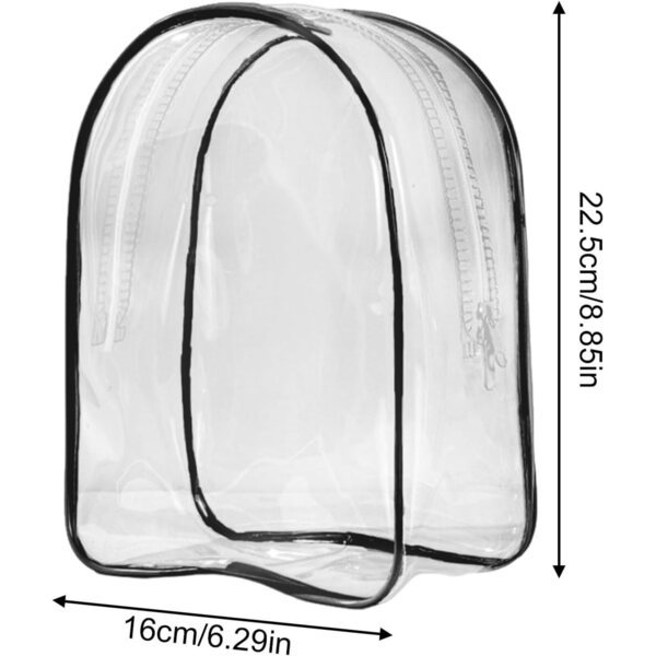 Borsa Espositiva Trasparente Antipolvere per Bambole e Peluche - Zaino in PVC Addensato