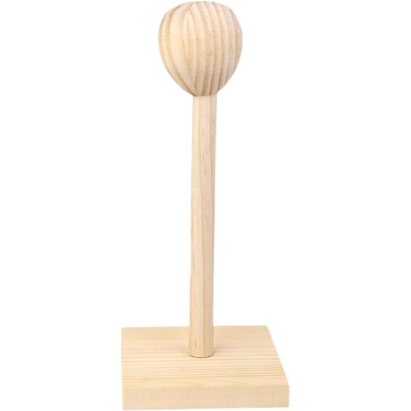 Holzständer für BJD 1/6 Perücken, elegante und langlebige Präsentation