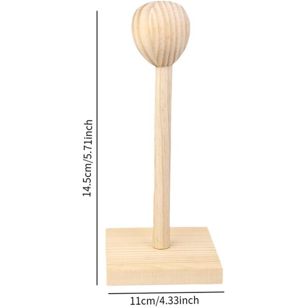 Holzständer für BJD 1/6 Perücken, elegante und langlebige Präsentation