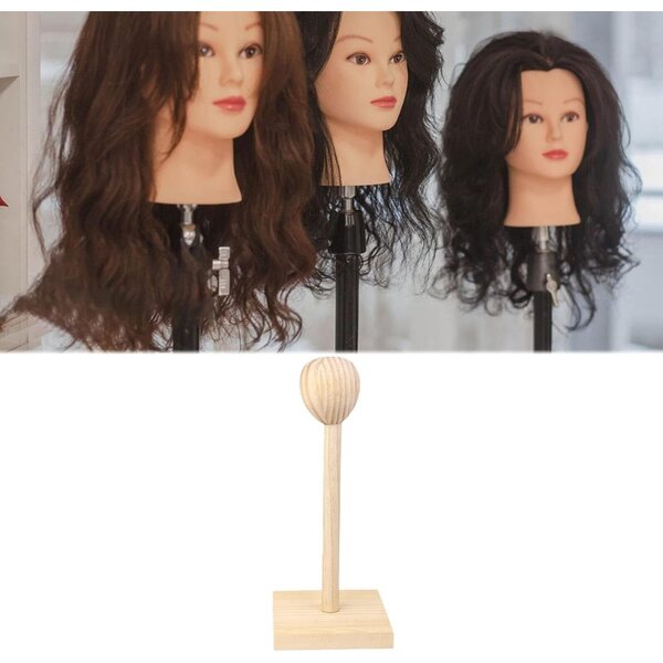Holzständer für BJD 1/6 Perücken, elegante und langlebige Präsentation
