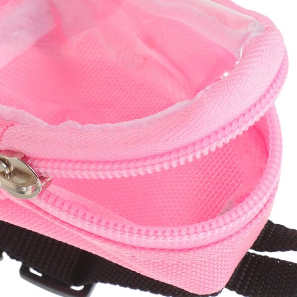 Alasum Mini Zainetto per Bambole Rosa con Tasche Multiple e Spallacci Regolabili