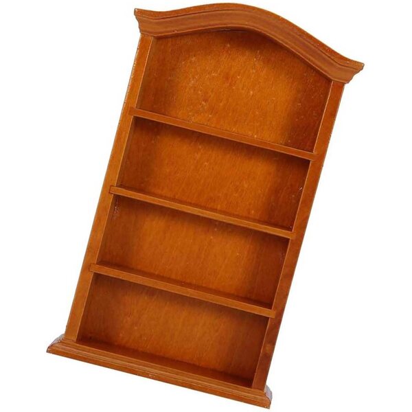Tnfeeon Libreria Miniatura Casa delle Bambole in Legno 1:12, Elegante e Realistica