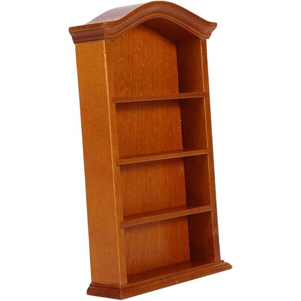 Tnfeeon Libreria Miniatura Casa delle Bambole in Legno 1:12, Elegante e Realistica