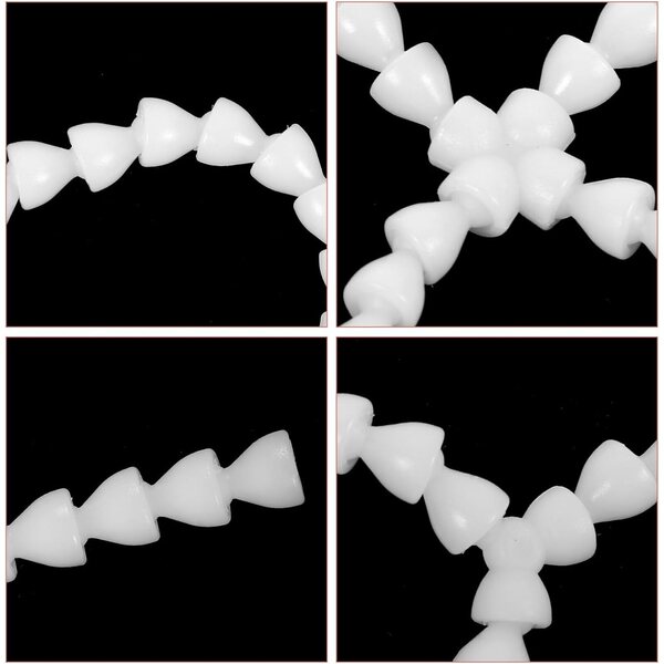ABOOFAN Set 6 Scheletri Bambola Articolati Silenziosi in Plastica per Accessori Creativi