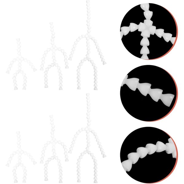 ABOOFAN Set 6 Scheletri Bambola Articolati Silenziosi in Plastica per Accessori Creativi