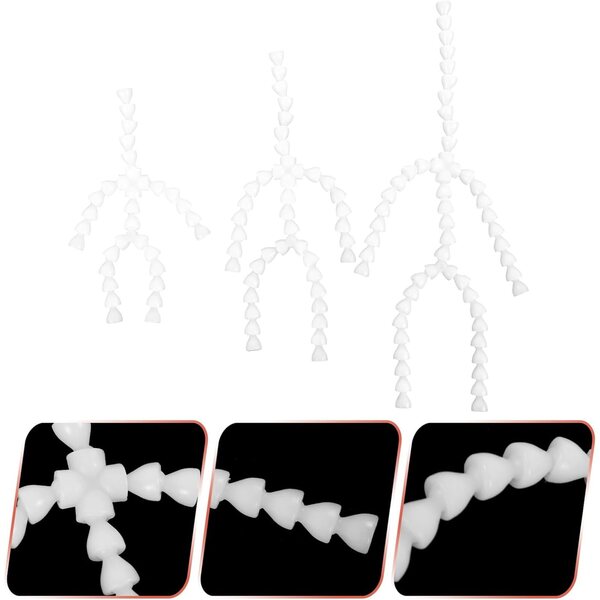 ABOOFAN Set 6 Scheletri Bambola Articolati Silenziosi in Plastica per Accessori Creativi