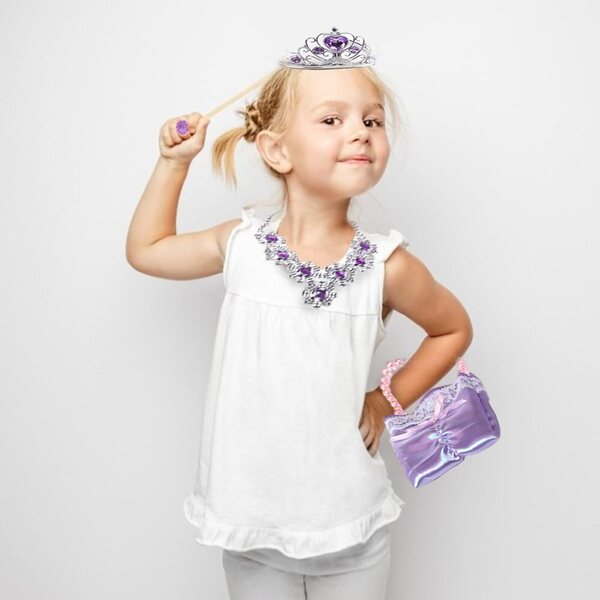 Prinzessinnen-Schuh- und Schmuckset für Mädchen – Anziehspiele und Accessoires