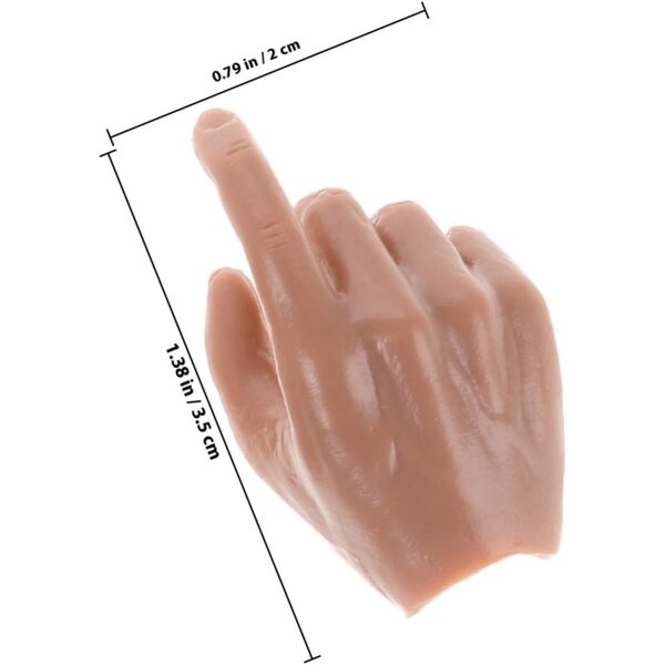 Mani Miniatura Realistiche per Bambole BJD Scala 1/6 - 2 Paia Materiale ABS