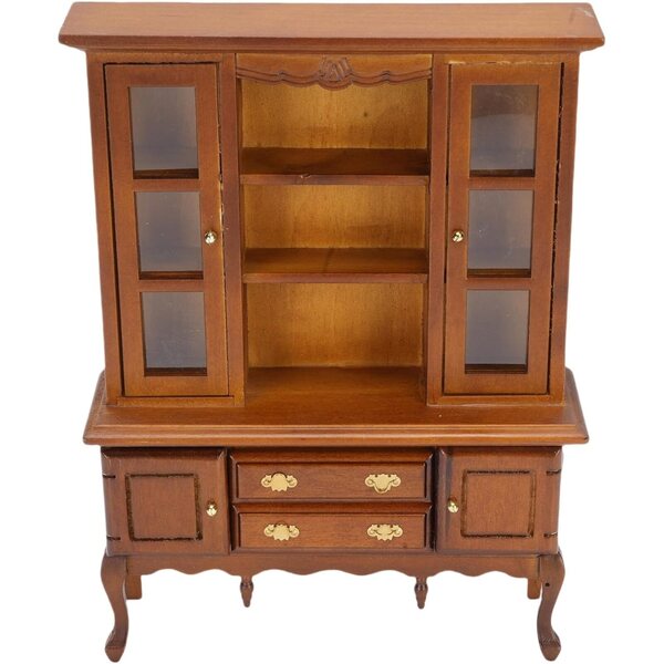 Credenza in miniatura Chrees in legno di betulla 1:12 per casa delle bambole